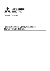Mitsubishi Electric LE7-40GU-L Configuration Manual