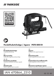 Parkside PSTD 800 E4 Translation Of The Original Instructions