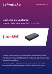 Gembird PB20-02 User Manual