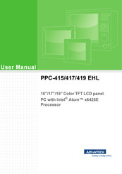 Advantech PPC-419 EHL User Manual