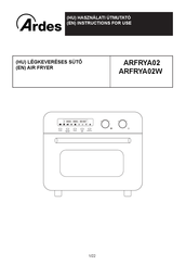 ARDES ARFRYA02 Instructions For Use Manual