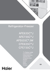 Haier CFE735CSJ Manual