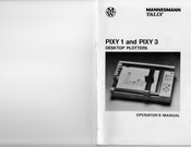 Mannesmann TALLY PIXY 1 Operator's Manual