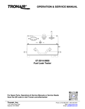 Tronair 07-3014-9900 Operation & Service Manual
