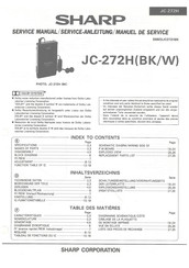 Sharp JC-272H Service Manual