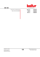 baltur 17060010 User Instruction Manual
