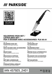 Parkside 457925 2401 Translation Of The Original Instructions