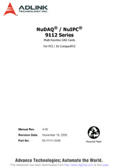 ADLINK Technology NuIPC cPCI-9112R Instruction Manual