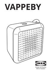 Ikea VAPPEBY Advice And Instructions