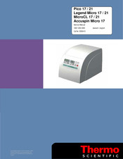 Thermo Scientific Heraeus Pico 21 Service Manual