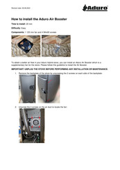 Aduro Hybrid Series How To Install