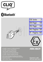 Assa Abloy CLIQ eQLIQ N110 Manual