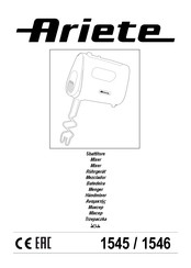 ARIETE 1545 Manual