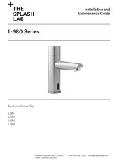 Splash Lab L-980 Series Installation And Maintenance Manual