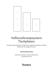 Ehrenkind Kiefer Storage System Tabletop Instruction Manual