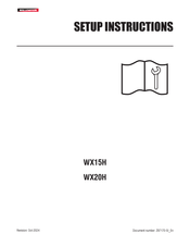 Wallenstein WX15H Setup Instructions