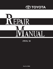 Toyota 2TE18 Repair Manual