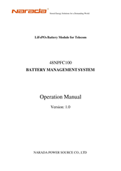 Narada 48NPFC100 Operation Manual