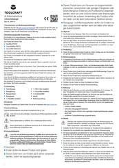 TOOLCRAFT 3089719 Operating Instructions Manual