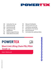 POWERTEX PSL-13-8 Instructions For Use Manual