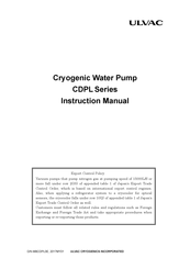 Ulvac CDPL Series Instruction Manual