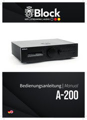 Block A-200 Manual