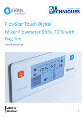 Baldus FlowStar Touch Instructions For Use Manual