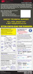 Bartec TECH600PRO Quick Start Manual