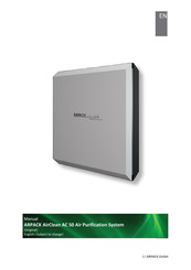 ARPACK AirClean AC 50 Instruction Manual