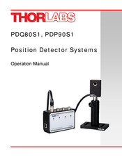 THORLABS PDP90S1 Operation Manual