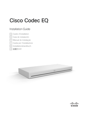 Cisco Codec EQ Installation Manual