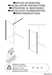 Kinedo Smart Design Solo Nordic Installation Instructions Manual