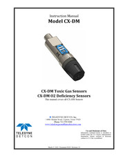 Teledyne Detcon CX-DM Instruction Manual