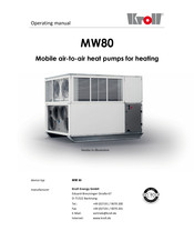 Kroll MW80 Operating Manual