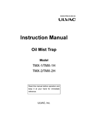 Ulvac TMX-2 Instruction Manual
