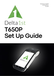 VeriFone Delta1st T650P Setup Manual