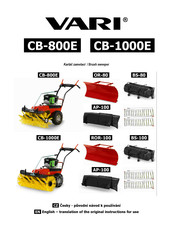 Vari BS-80 Instructions For Use Manual