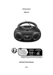 Denver TDB-212 Instruction Manual