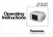 Panasonic GPRV201 - REAR VIEW CAMERA Operating Instructions Manual
