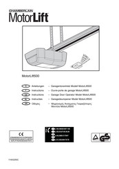 Chamberlain MotorLift500 Instructions Manual