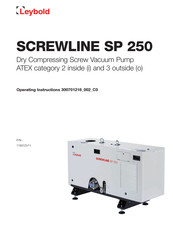 LEYBOLD ScrewLine SP250 Operating Instructions Manual