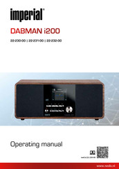 Imperial DABMAN i200 Operating Manual