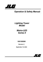 JLG Metro-LED Series Operation & Safety Manual
