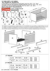 Pericles COT URBAN BEURBAN120 Assembly Instructions Manual