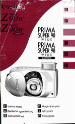 Canon Sure Shot Z90W Instructions Manual
