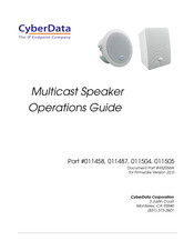 CyberData 011505 Operation Manual