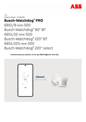 ABB Busch-Watchdog 220 select BT Product Manual