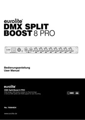 EuroLite DMX Split/Boost 8 PRO User Manual
