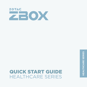 Zotac HEALTHCARE ZBOX Quick Start Manual