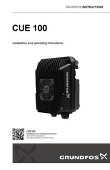 Grundfos CUE 100 Installation And Operating Instructions Manual